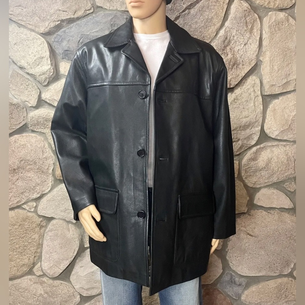 NWOT coach leather car coat